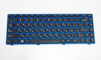 Клавиатура для ноутбука Lenovo IdeaPad Z370, Z470 Синяя рамка (25-012960)